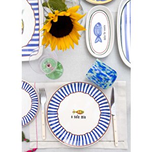 The Mia Fish Servis Tabağı 6lı Set 26 Cm