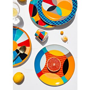 The Mia Shapes Servis Tabağı 6 Kişilik