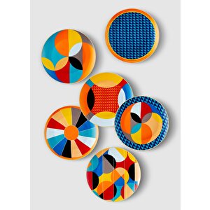 The Mia Shapes Servis Tabağı 6 Kişilik