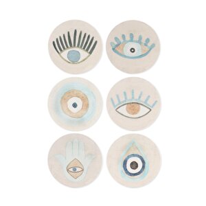 Amulet Pasta Tabağı 6lı Set - 19 Cm