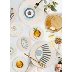 Amulet Pasta Tabağı 6lı Set - 19 Cm