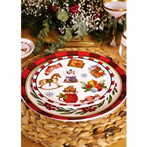 Globe Pasta Tabağı 6 Lı Set 19 Cm New028
