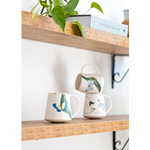 Folium Blue Porselen Kupa Kpa0262 340 Cc