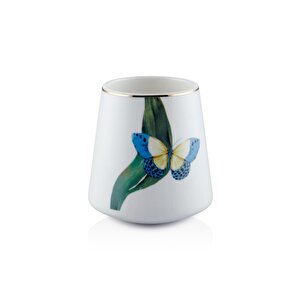 Folium Blue Porselen Kupa Kpa0235 180 Cc