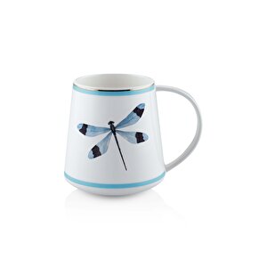 Dragonfly Blue Porselen Kupa Kpa0260 340 Cc