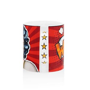 Popart Wow Desenli Porselen Kupa Pop063