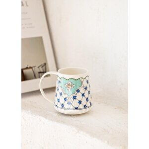 Amore Blue Porselen Kupa Kpa0259 340 Cc