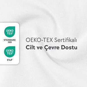 Calmera Home Tek Kişilik %100 Pamuk Penye Lastikli Çarşaf - Fitted Beyaz - 100x200 Cm