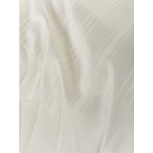 Cotton Box Smart Bambu Saten Çift Kişilik Nevresim Takımı Stripe Ekru