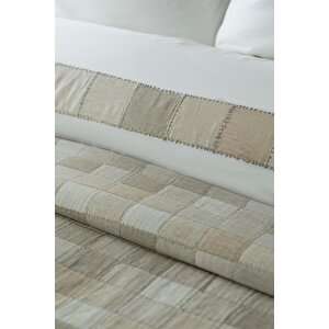 Cift Kisilik Timeless Prime Set Piazza Beige - Yatak Ortusu