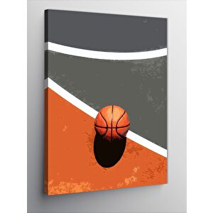 Kanvas Tablo Basketbol Topu 70x100 cm