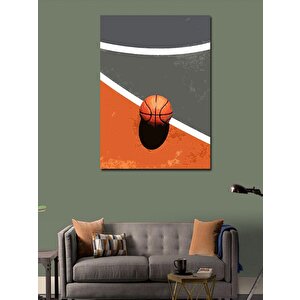 Kanvas Tablo Basketbol Topu 70x100 cm