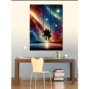 Kanvas Tablo Salıncakta Sallanan Çift 50x70 cm