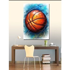 Kanvas Tablo Basketbol Topu 70x100 cm