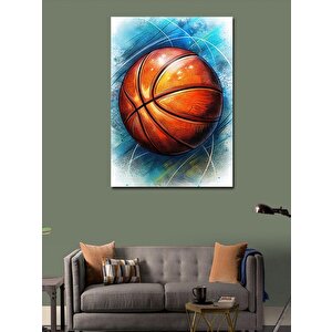 Kanvas Tablo Basketbol Topu 70x100 cm