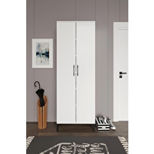 Plain Metal Ayak Metal Kulp Pla2200 Ayakkabılık Mutfak Dolabı Banyo Dolabı Balkon Dolabı Kiler Dolabı Çok Amaçlı Dolap Beyaz