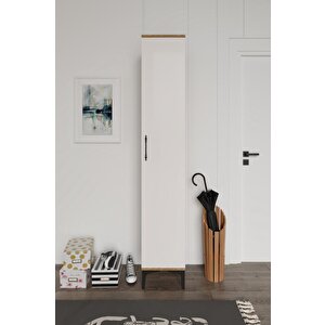 Plain Metal Ayak Metal Kulp Pla1200 Ayakkabılık Mutfak Dolabı Banyo Dolabı Balkon Dolabı Kiler Dolabı Çok Amaçlı Dolap Ekru Ceviz