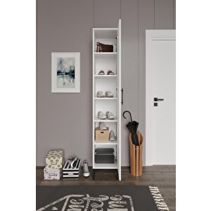 Plain Metal Ayak Metal Kulp Pla1200 Ayakkabılık Mutfak Dolabı Banyo Dolabı Balkon Dolabı Kiler Dolabı Çok Amaçlı Dolap Beyaz