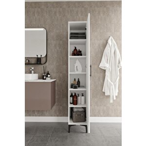 Plain Metal Ayak Metal Kulp Pla1200 Banyo Dolabı Mutfak Dolabı Balkon Dolabı Kiler Dolabı Çok Amaçlı Dolap Ayakkabılık Beyaz