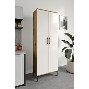 Plain Metal Ayak Metal Kulp Pla2200 Çok Amaçlı Dolap Mutfak Dolabı Banyo Dolabı Ayakkabılık Balkon Dolabı Killer Ekru Ceviz