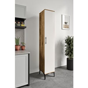 Plain Metal Ayak Metal Kulp Pla1200 Çok Amaçlı Dolap Mutfak Dolabı Banyo Dolabı Ayakkabılık Balkon Dolabı Killer Ekru Ceviz