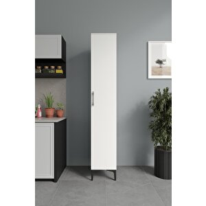 Plain Metal Ayak Metal Kulp Pla1200 Çok Amaçlı Dolap Mutfak Dolabı Banyo Dolabı Ayakkabılık Balkon Dolabı Kiler Dolabı Beyaz