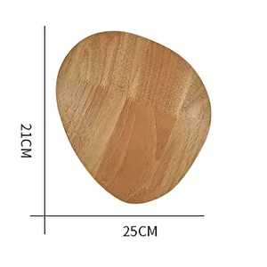 Simaavize Şarjlı Wooden Dekoratif Aplik Oval 21x25