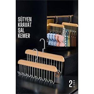 Modacar Dolap İçi Askı 2 Adet Sütyen Şal Kravat Kemer Çanta