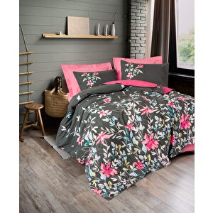Cotton Box Feminen Tek Kişilik Nevresim Takımı Merlin Pembe