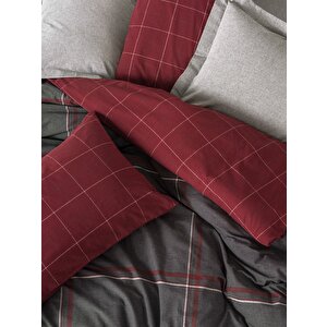 Warm Flanel Tek Kişilik Nevresim Takımı Sento Gri
