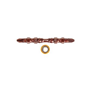 Çift Yönlü 1 Ad Pz2 65mm S2 Çeliği Mıknatıs Uçlu Bits Uç Çelik Matkap Ucu Tornavida Ucu Vidalama Ucu