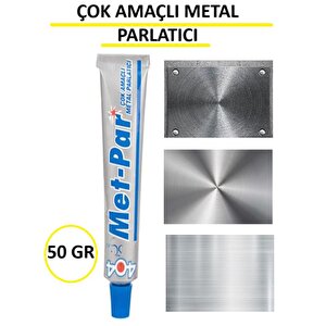 Metal Parlatıcı Çok Amaçlı Yüzey Parlatıcısı Krem Cila