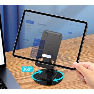 Telefon Tutucu Katlanabilir Tablet Tutucu Masa Üstü Şarj Standı Metal Telefon Tutacağı