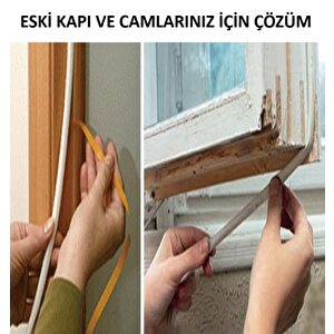 Pencere Pimapen Fitili Kapı Cam Bandı Rüzgar Soğuk Engelleyici Yapışkanlı Bant Yalıtım İzolasyon Süngeri