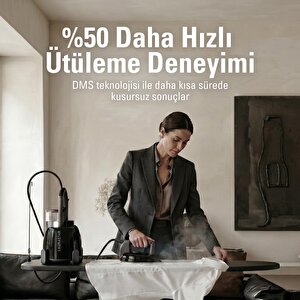 Lift Plus Buhar Kazanlı Ütü - Siyah (%100 Kuru Buhar Teknolojisi, %50 Zaman Tasarrufu)