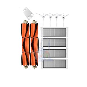 Xiaomi Mijia 1/1s/ Roborock Vakum Temizleyici S5/s50/s5 Max Hepa Filtre Ana Fırça Için Yan Fırça Set