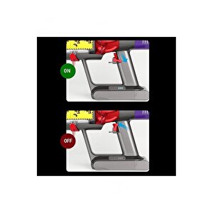 Dyson V7 Için Tetik Kilidi / Güç Düğmesi Kilidi Uyumlu