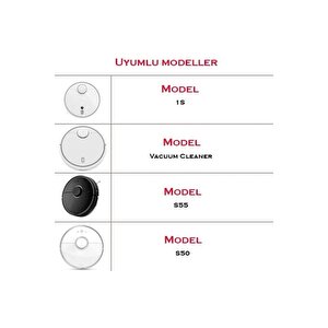 Roborock S5 Uyumlu 2'li Yan Fırça