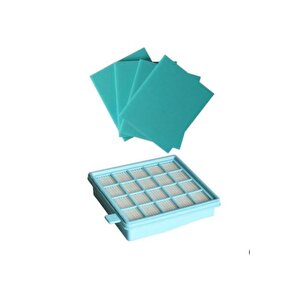 Phılıps Fc 8475/01 Uyumlu Powerpro Compact Hepa Filtre +4 Adet Sünger