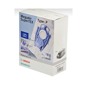 Bosch- Type P Ergomax Elektrikli Süpürge Uyumlu Kutulu Toz Torbası