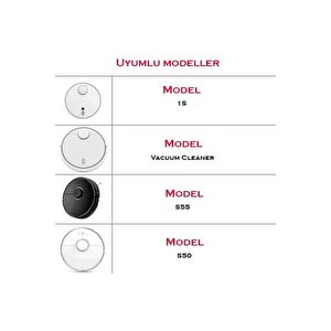Xiaomi Mi Vacuum Cleaner Uyumlu Yan Fırça 2'li