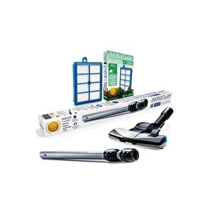 Çelik Teleskopik Süpürge Borusu + Hepa 13 Filtre Ve Triactive Emici Başlık Seti (aeroflow Orijinal)
