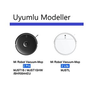 Xiaomi Mi Vacuum Mop 2 Lite Mjstl Uyumlu Robot Süpürge Fırça Filtre Seti