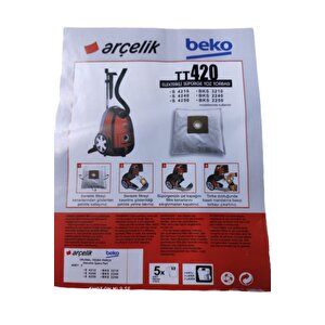 Bks-2250 A - Bks-2240 C Elektrikli Süpürge Toz Torbası Orjinal ( 5 Adet )