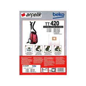 : S4210-s4240-s4250 5 Adet Bez Süpürge Torbası