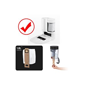 Roborock S7 S7 Max S7 Maxv  Uyumlu Robot Süpürge Toz Torbası 2 Adet