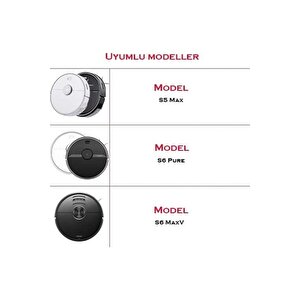 Roborock S6 Maxv Uyumlu Süpürge Yenileme Seti 7 Parça