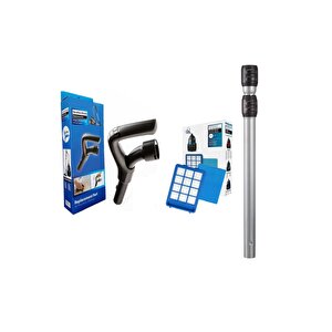 Philips İle Uyumlu Cp0290/01 Ergo Uzaktan Kumanda Sapı+çeli̇k Boru+ön Fi̇ltre Set