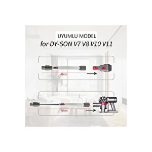 Dyson V10 Uyumlu Elektrikli Teleskopik Boru