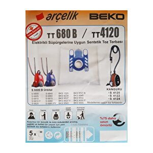 Beko Bks 1320 Süpürge Bez Toz Torbası 10 Adet